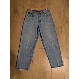 VTG Fresh Squeeze Jeans Baggy Taper 34x30 (Fits 30x28) Distressed Faded Y2K